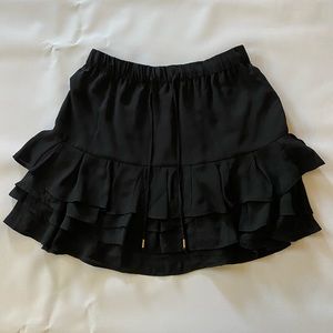 Banana Republic Black Flowy Skirt